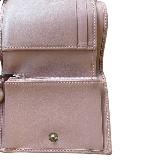Gucci Pink GG Guccissima Leather Tri Fold Wallet Certificate of Authenticity - Picture 10 of 14